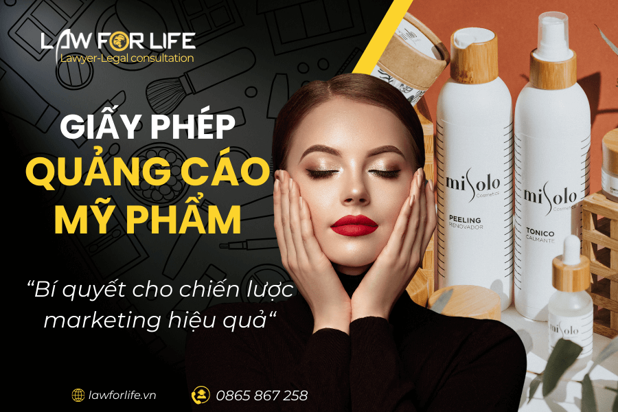 Giấy phép quảng cáo mỹ phẩm