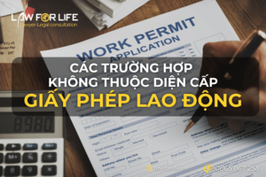 Các trường hợp không thuộc diện cấp giấy phép lao động