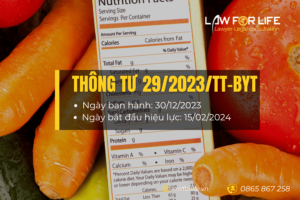 Thông tư 29/2023/TT-BYT hướng dẫn ghi thành phần, giá trị dinh dưỡng trên nhãn thực phẩm