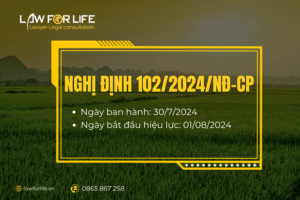 Nghị định 102/2024/NĐ-CP hướng dẫn Luật Đất đai