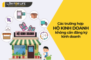 Các trường hợp hộ kinh doanh không phải đăng ký kinh doanh